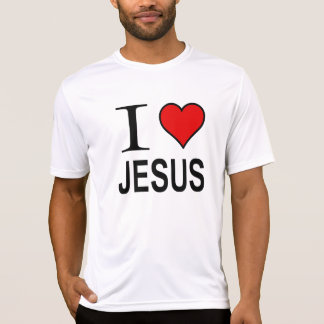 Jesus Gifts I Love Jesus Logo T-Shirt