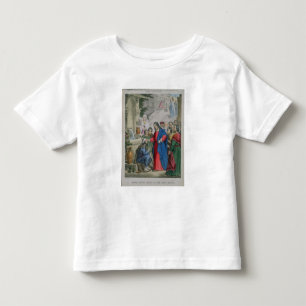 Jesus Gives Sight to One Born Blind, from a bible Toddler T-shirt
