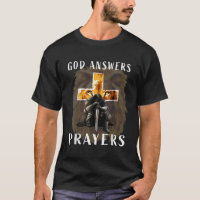Jesus God Answers Prayers Warrior Men Christian Li