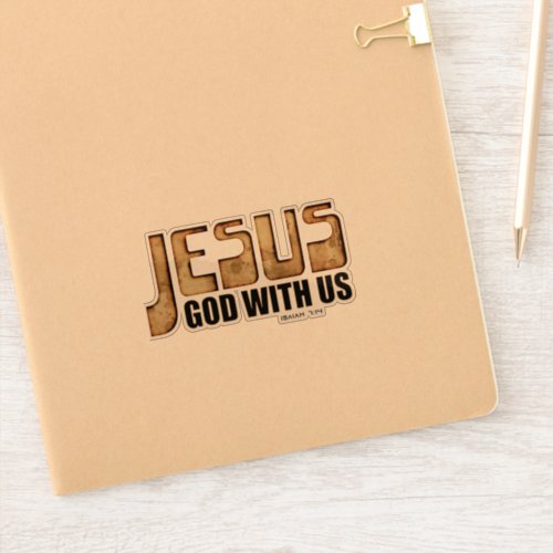 Jesus God with Us Sticker