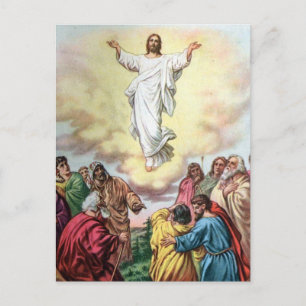 Jesus Going To The Heavenly Home Postcard