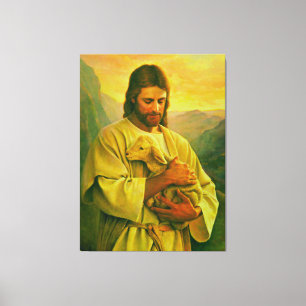 Jesus Good Shepherd Canvas Print