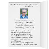 Jesus Good Shepherd Catholic Funeral Prayer (Inside (Left))