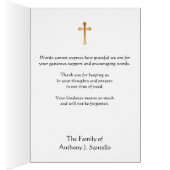 Jesus Good Shepherd Catholic Funeral Prayer (Inside (Right))