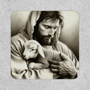JESUS Good Shepherd large patch