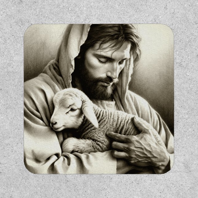 JESUS Good Shepherd large patch (Front)