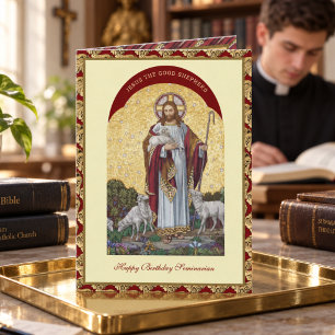 Jesus Good Shepherd Serra Club Seminarians Card