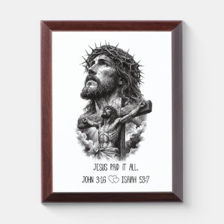 Jesus Gospel  Award Plaque