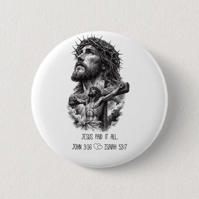 Jesus Gospel  Button (Front)