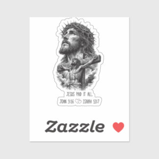 Jesus Gospel Shirt Sticker