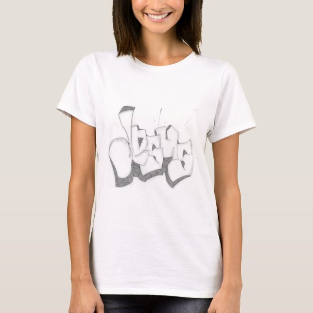 Jesus Graffiti  T-Shirt (Front)