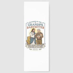 Jesus Grandparents Babysitting Humor Shirt Faith B Bookmarks