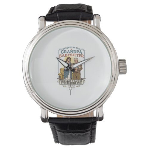 Jesus Grandparents Babysitting Humor Shirt Faith B Watch