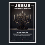 Jesus - Greater Menorah Poster<br><div class="desc">Jesus - Greater Menorah</div>