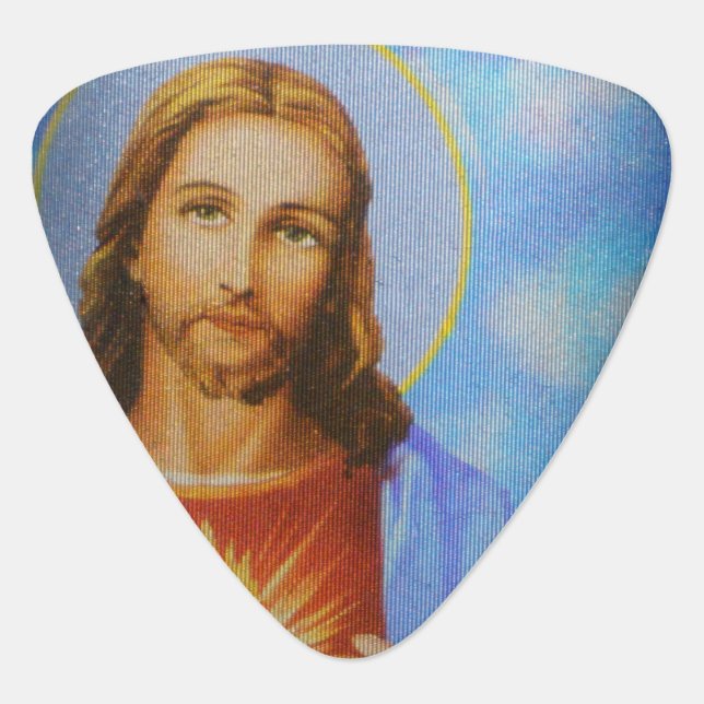 Jesus guitar pick (Front)