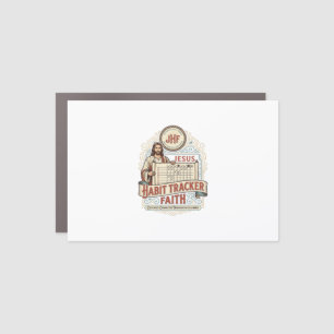 Jesus Habit Tracker Faith Jesus Habit Tracker Chri Car Magnet