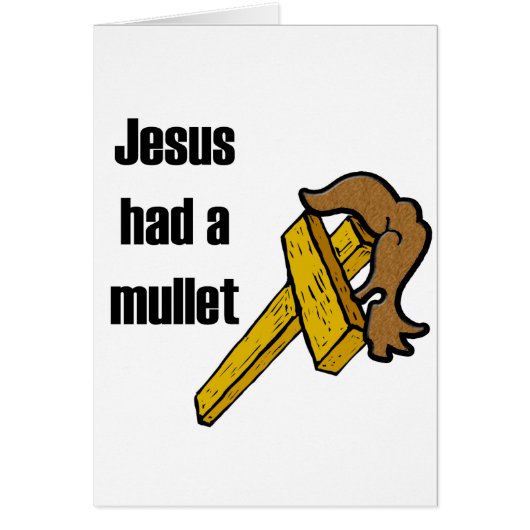 Jesus Had a Mullett Cards (Front)