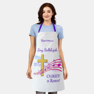 Jesus HALLELUJAH CHRIST IS RISEN Easter Apron