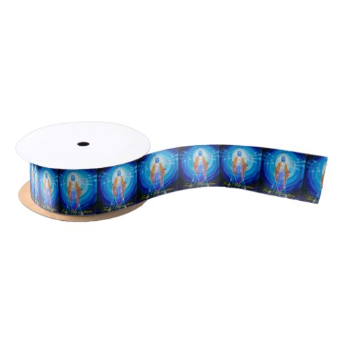 Jesus Happy Christmas Satin Ribbon