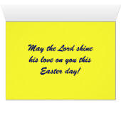 JESUS, HAPPY EASTER card (Inside Horizontal (Bottom))