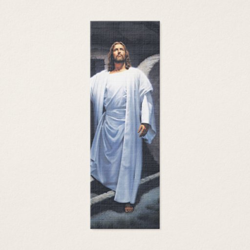 Customizable Jesus Has Risen- Book Mark-Quick Scriptures Business Card