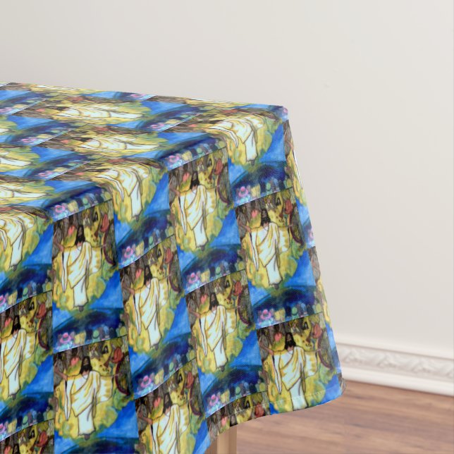 JESUS HAS RISEN EASTER  TABLECLOTH (In Situ)