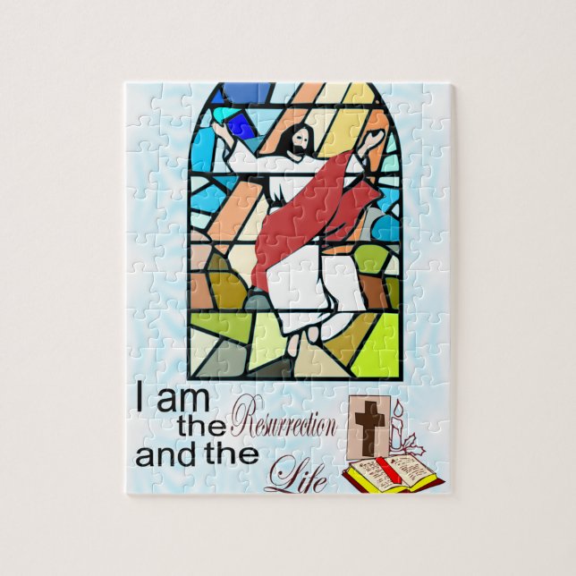 Jesus has risen jigsaw puzzle (Vertical)