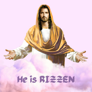 Jesus "He is Rizzen" T-Shirt