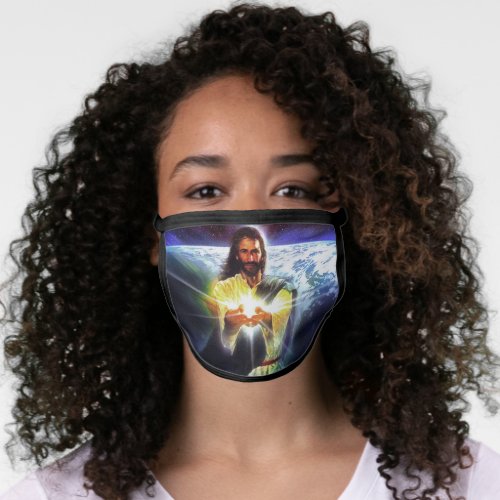 Jesus Heal our World Face Mask