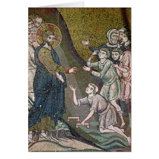 Jesus Healing the Crippled and the Blind Cards (Front)