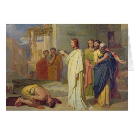 Jesus Healing the Leper, 1864 Cards (Front Horizontal)