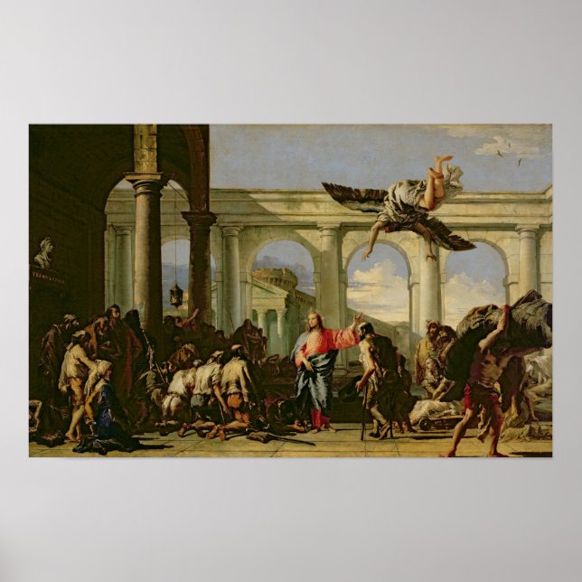 Jesus Healing the Paralytic at the Pool Poster (Front)