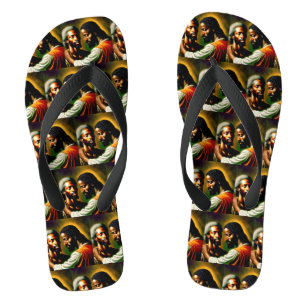 Jesus Heals a Blind Man II Flip Flops