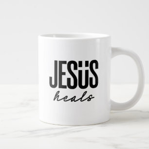 Jesus heals giant coffee mug