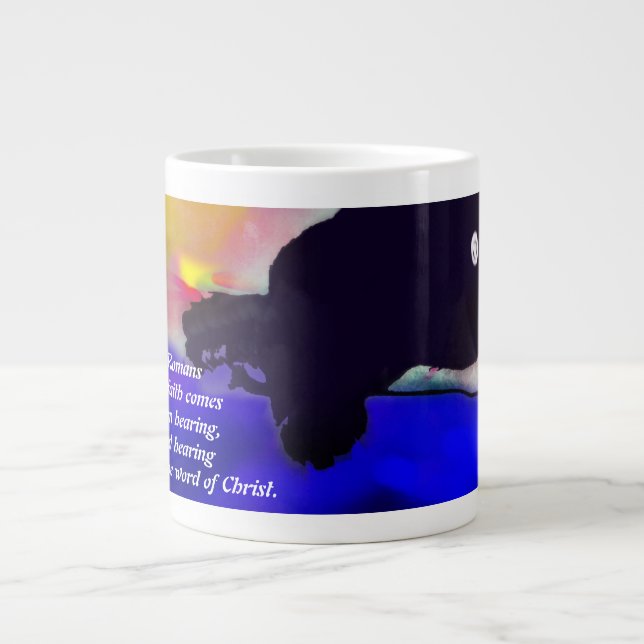jesus hear giant coffee mug (Front)