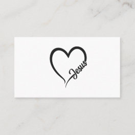 JESUS HEART BUSINESS CARD