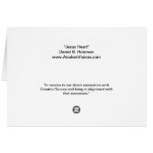 Jesus heart cards (Back Horizontal)
