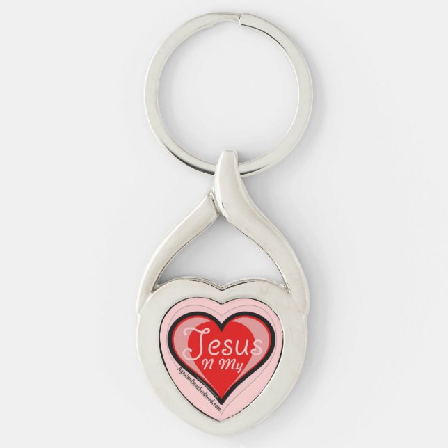 Jesus Heart Keychain (Front)