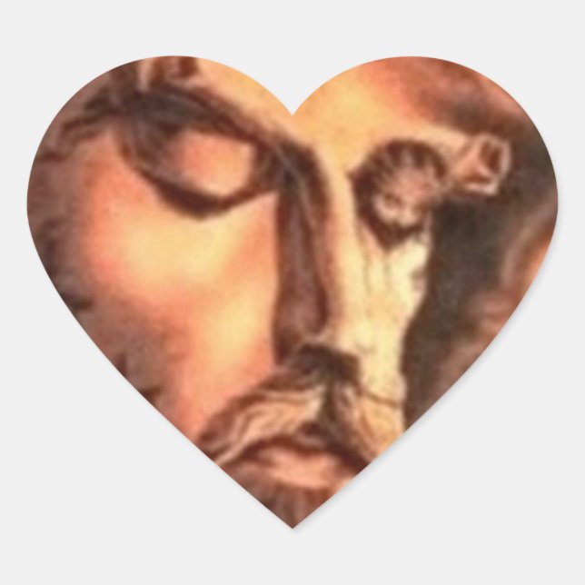 JESUS HEART STICKER (Front)