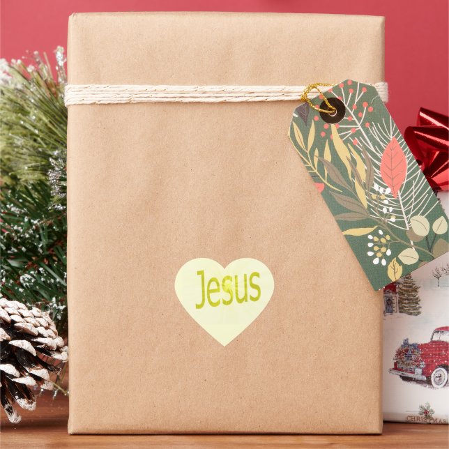 Jesus Heart Sticker (Holiday)