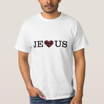 Jesus Heart T-shirt by agiftfromgod at Zazzle
