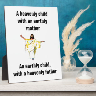JESUS HEAVENLY CHILD PLAQUE