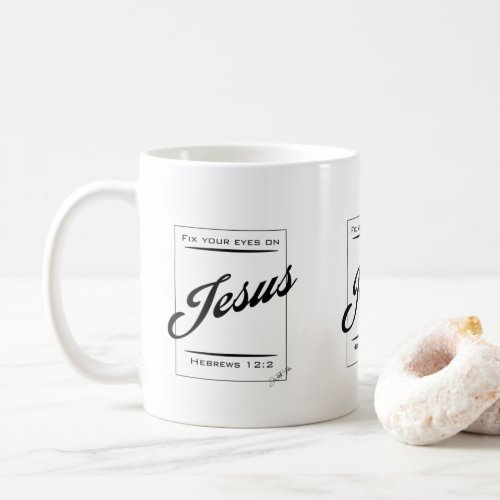 Jesus hebrews 122 coffee mug