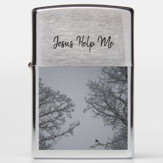 Jesus Help Me Zippo Lighter