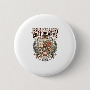 Jesus Heraldry Coat Of Arms Jesus Heraldry Coat Ar Button