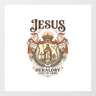 Jesus Heraldry Coat Of Arms Jesus Heraldry Coat Ar Floor Decals