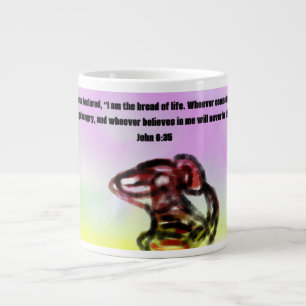 jesus here giant coffee mug