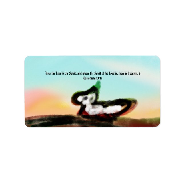 jesus here  label (Front)