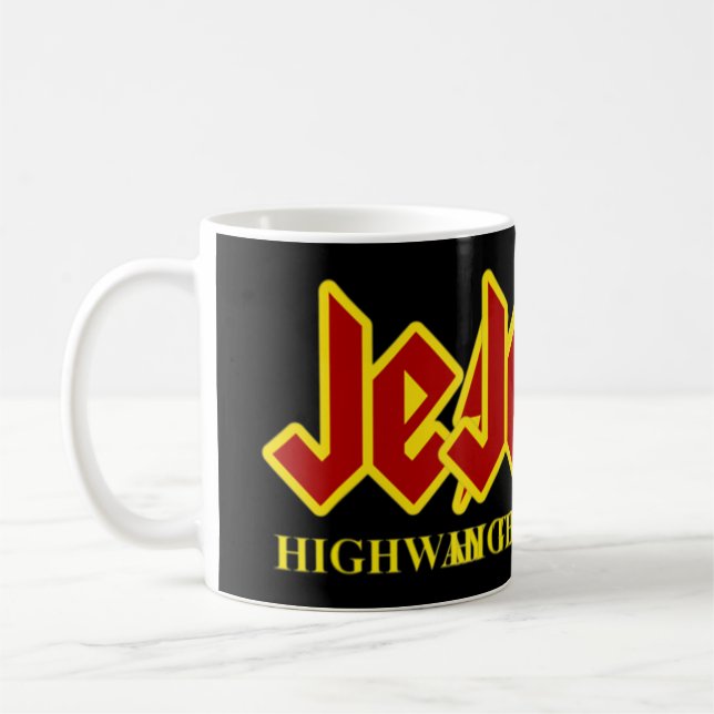 Jesus Highway To Heaven Funny Christian T-ShirtJes Coffee Mug (Left)