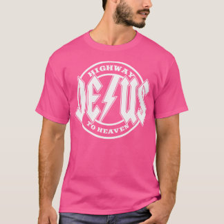 Jesus Highway To Heaven Religion Christian T-Shirt
